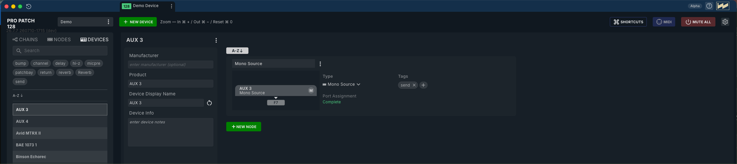 A discovered ProPatch shown as a tab in Wolffhound